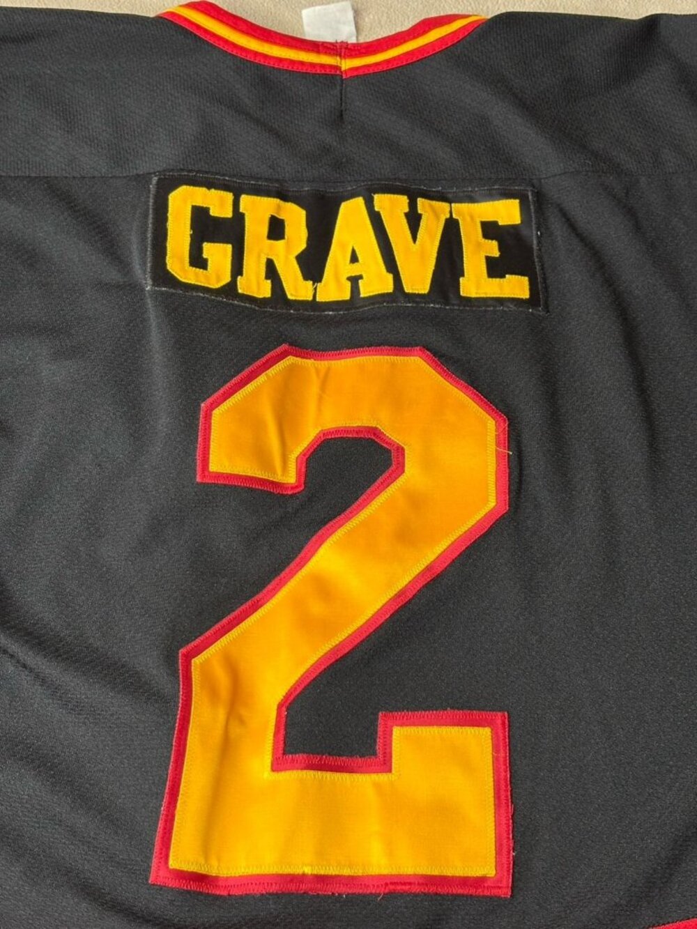 Calgary Flames Blasty Hockey Jersey #2 Grave Size Men’s